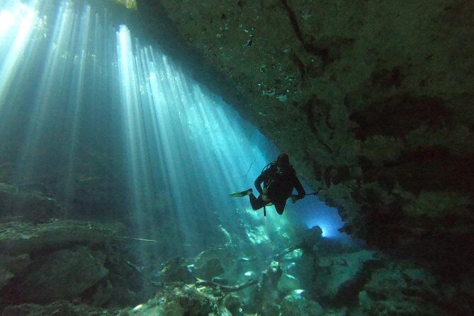 1 day of diving in Cenotes price for 2 certified divers - Chak Mool first: your morning underwater session