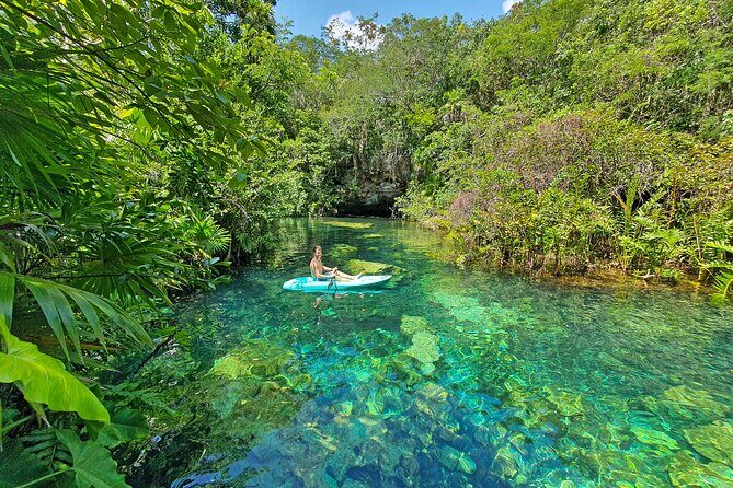 4 Cenotes Eco-Park from Playa del Carmen - The cenote lineup: open, semi-open, and a cavern with light