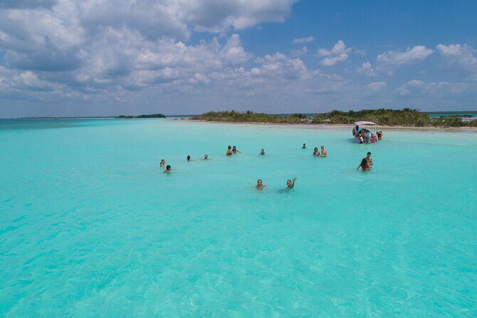 7 Colors Bacalar Lagoon Tour from Playa del Carmen & Tulum - The Lagoon of Seven Colors cruise and Pirate’s Channel