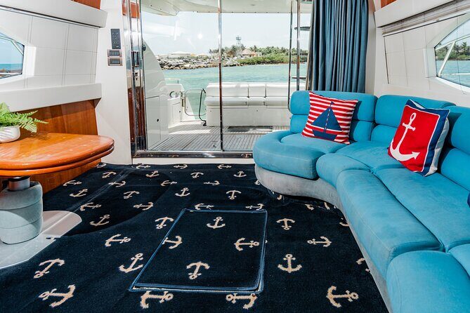 8-Hour Private 50' Azimut 2-Stop Tour to Cozumel Beach w/Food, Drinks & Snorkel - Reef snorkeling after lunch: how the crew tends to run it