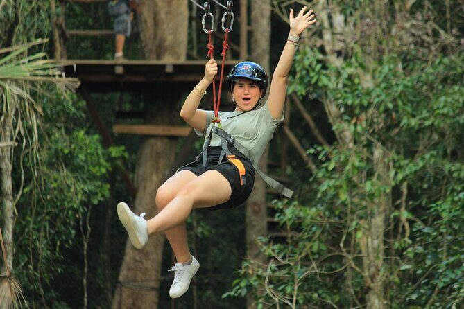 Adrenaline Atv tour from Playa del Carmen - Zipline Circuit Through the Canopy: Heights, Stairs, and the Real Workout Part