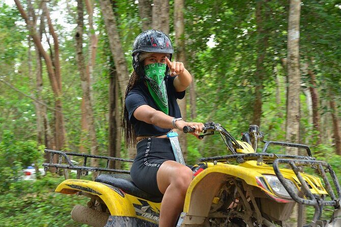 Adventure day to Tulum: ATVs, Cenote, Ziplines, lunch & transport - A short Mayan ceremony: culture without eating your whole schedule