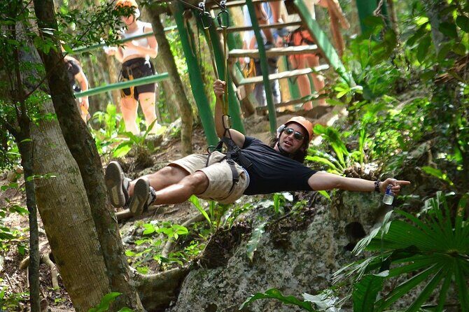 Adventure day to Tulum: ATVs, Cenote, Ziplines, lunch & transport - Rappel (13 ft / 4 m): the vertical moment people remember