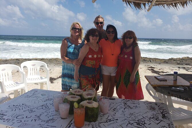 Amazing Cozumel Island Bar Tour - Chulas pool party and beach club: music, facilities, and fajitas