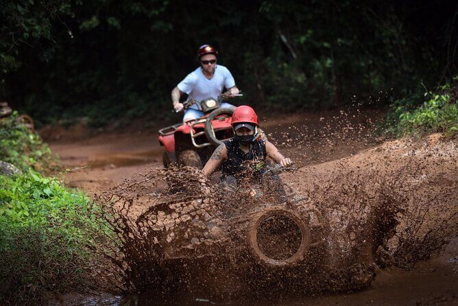 ATV Adventure and Horseback Ride with Ziplines, Cenote from Tulum - The 3-zipline circuit: jungle canopy views with clear limits