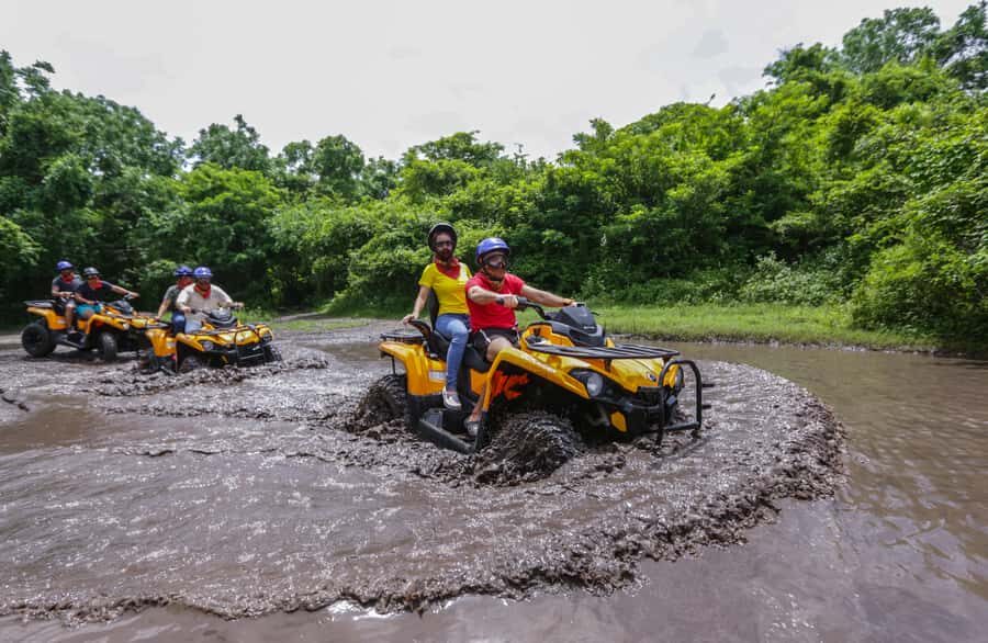 ATV Adventure to Jade Cavern Double - Your route: jungle trails, El Cedral, and the rocky sections