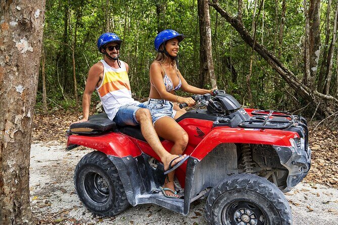 ATV Adventure to Mayan Jade Cavern plus Snorkeling and Lunch - Jade cenote stop: swimming, jumping, and water conditions