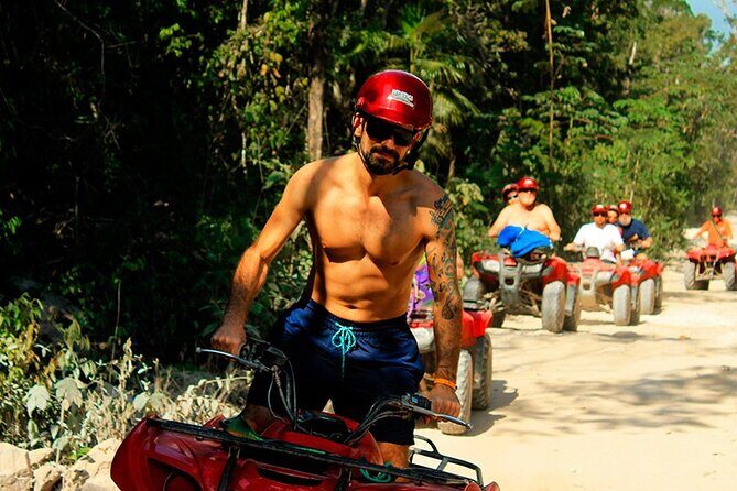 ATV Cenote and Zipline Adventure from Tulum - The real timing: from pickup to cenote, then zipline, then tacos and ceremony