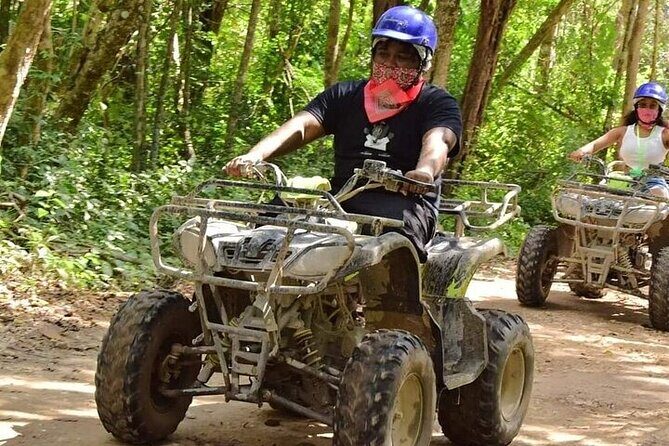 ATV cenote tour Tulum – Mayan Jungle ATV & Cavern Experience - Hidden Nohoch Cenote: Going Underground for a Stalactite Swim