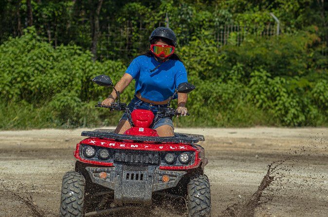 ATV Jungle discovering the wild Jade Cavern and Mayan Village - Jade Cenote and the Wild Jade Cavern: Nature With a Legend