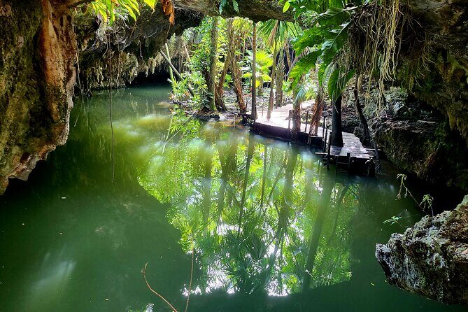 ATV Ride Discover the Jade Cavern and Drive Through The Jungle - El Cedral: Mayan Ruins and the First Church on the Island