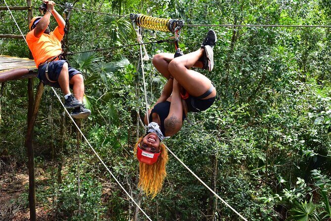 ATV Tour from Tulum or Riviera with Ziplines and Cenote Swim Day - Cenote Swim with Mayan Guidance: Cold water, clear meaning