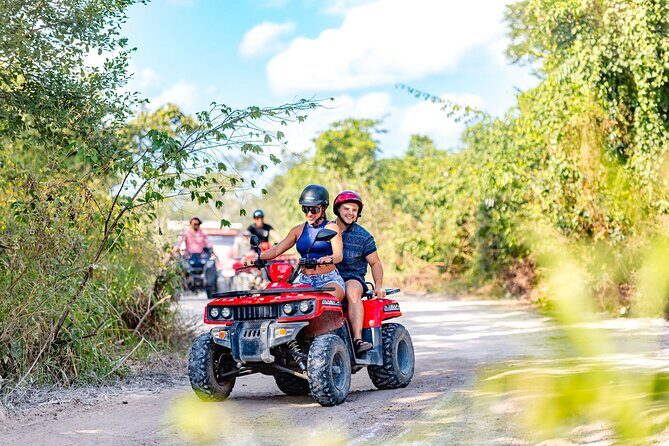 Best Cozumel ATV Jungle Tour + Jade Cavern + Beach + Locker - The ATV hour: jungle trails plus a cenote moment