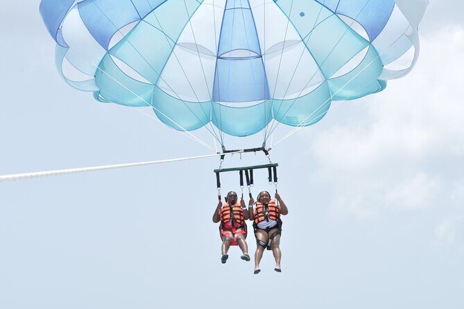 Best Parasailing Cozumel + Locker - Back on the Boat and Then Into Beach Club Comfort