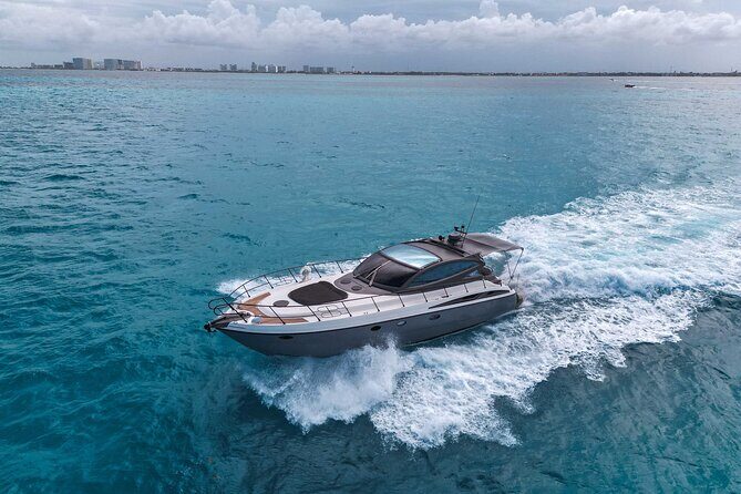 Cancun: 4-Hour All Inclusive Luxury Yacht – 50' Cranchi - Punta Sam to Isla Mujeres: how the 4-hour route plays out