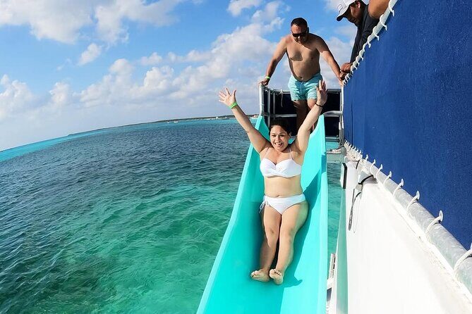 Catamaran Excursion + Open bar + Snorkeling at El Cielo - Snorkeling stop 2: Palancar Reef and the sea turtle chance