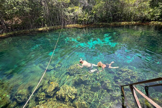 Cenotes Private Tour ( Two Eyes, Jaguar & Nicte-Ha ) - Stop 3: Dos Ojos Snorkeling in Crystal Water and Natural Light