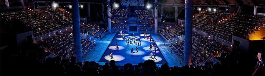 Check out the Night Show at Xcaret Park - Your Animal and Nature Stops: Aquarium, Butterflies, and Birds