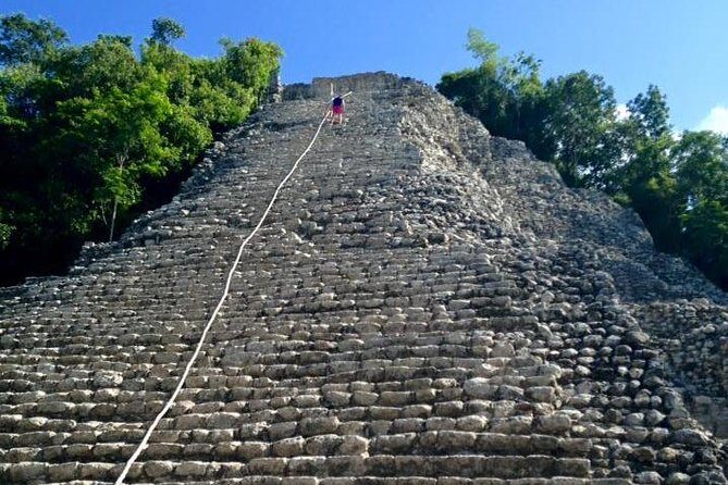 Coba Ruins and Punta Laguna Monkey Reserve Day Tour from Tulum - Kayak on the lagoon, then zipline and cenote rappel