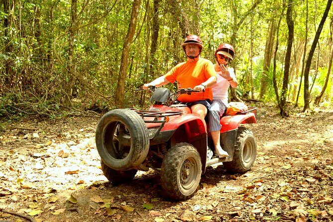 Cozumel ATV Tour & Beach Break - Palm Beach Punta Francesa: hammocks, chairs, and a real lunch pause