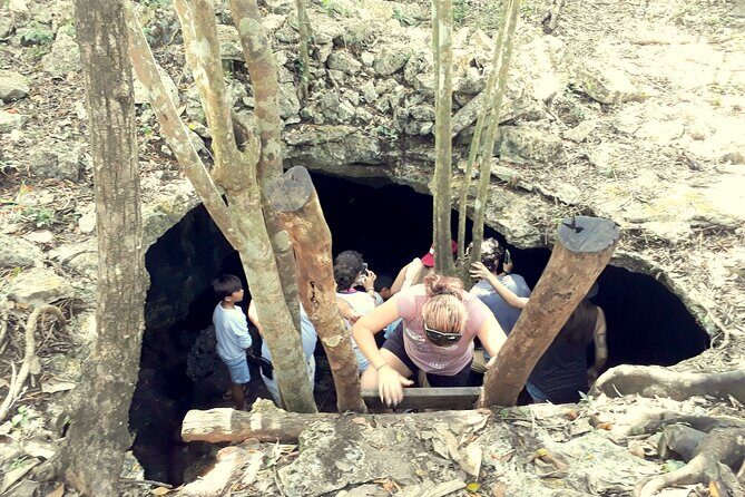 Cozumel ATV Tour & Beach Break - El Viejo y Yo ATV route: jungle, caves, Mayan replicas, and a cenote moment