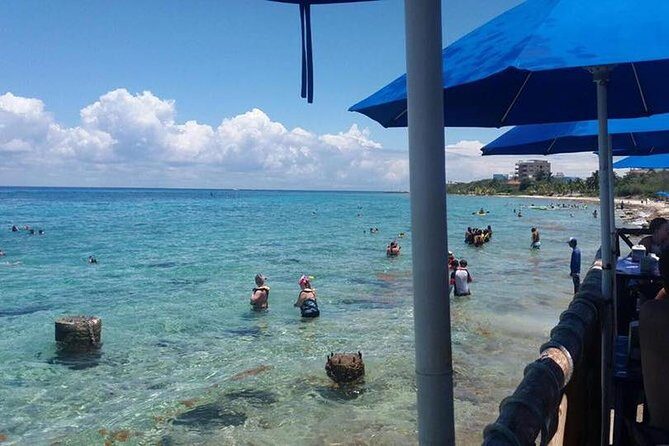Cozumel Beach + Snorkeling Time - Chulas Beach: pool, kayaks, and water park fun in the second act