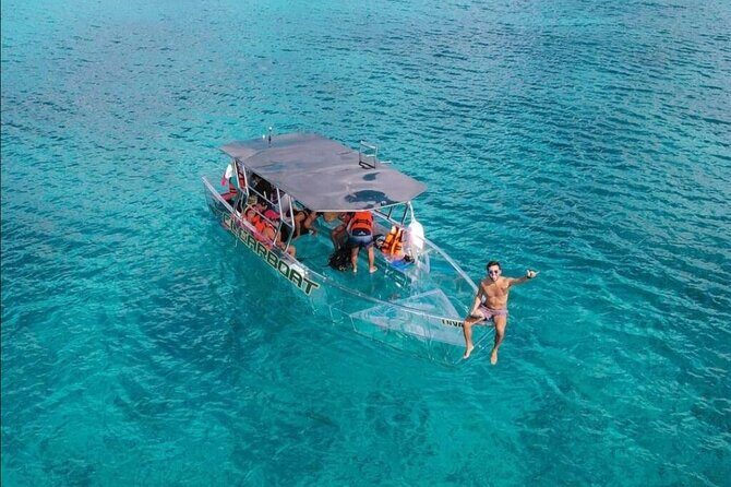 Cozumel Buggy Island Tour, Otoch Mayan Experience & Clear Boat - 360° Clear Boat at Muelle del Capitan: The Highlight When the Sea Cooperates