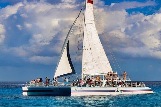 Cozumel Catamaran Experience with Snorkeling & Beach Club - Playa El Cielo beach club: where relaxation takes over