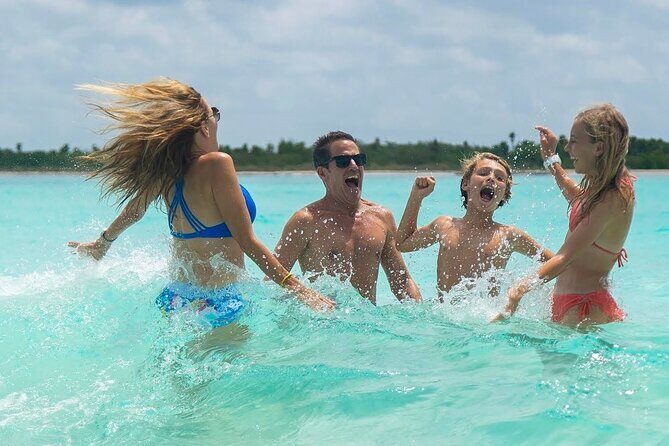 Cozumel Catamaran Tour: Snorkel at Top Reefs & Open Bar - El Cielo Sandbar at Playa El Cielo: Shallow Water, Starfish, and Photo Time