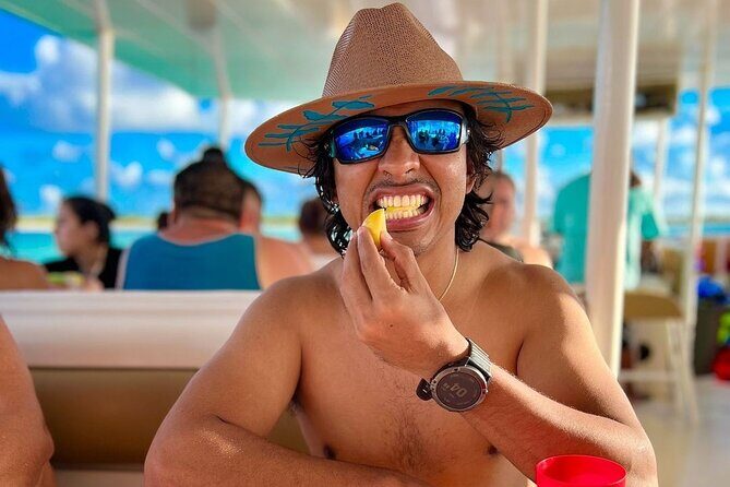 Cozumel Catamaran Tour: Snorkel at Top Reefs & Open Bar - El Cielito Beach Finale: Lunch, Unlimited Drinks (18+), and Entertainment