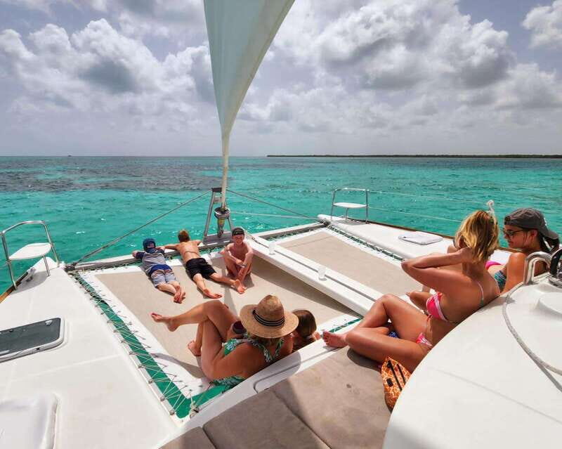 Cozumel: Catamaran Tour To Isla de la Pasión - The cruise over: views plus a full onboard break