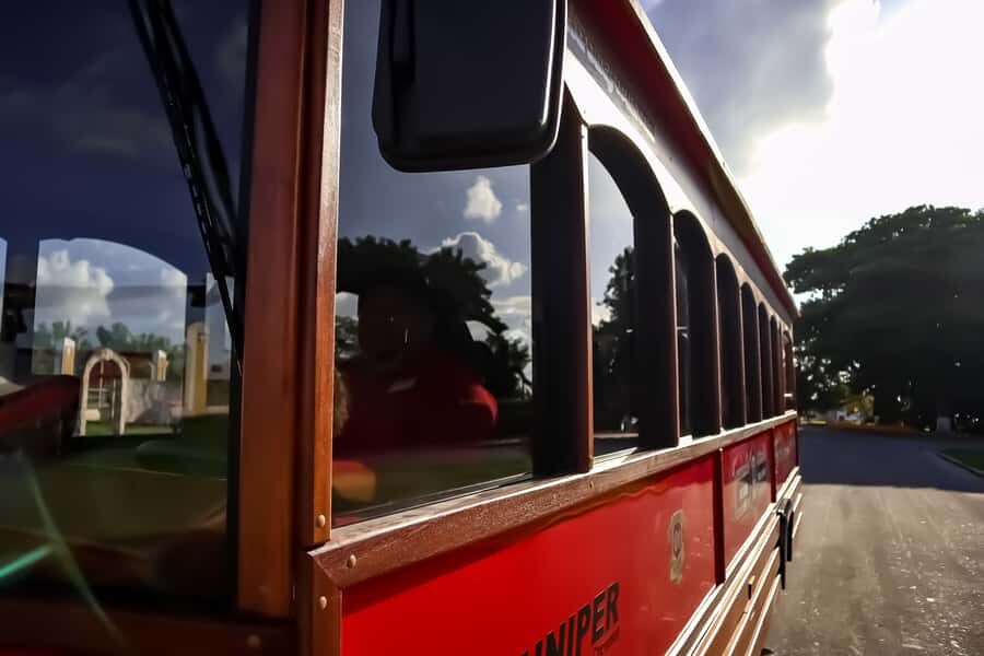 Cozumel: City Trolley Tour - The religious story ride: churches, the Church of the Cross, and what you’ll actually see