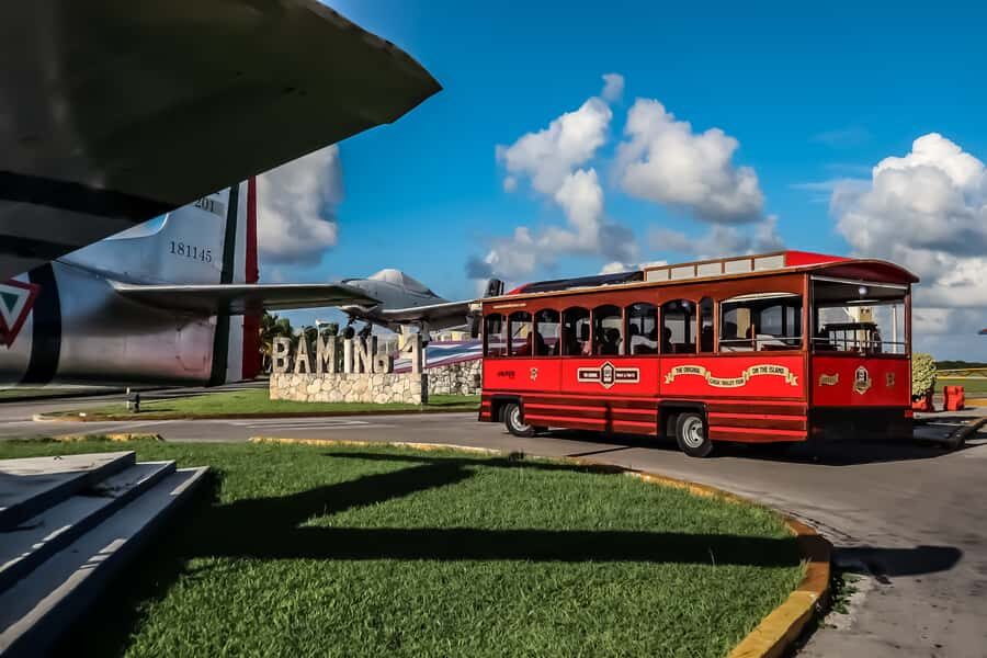 Cozumel: City Trolley Tour - Getting to Plaza Maya near Puerta Maya Pier (and not missing the trolley)