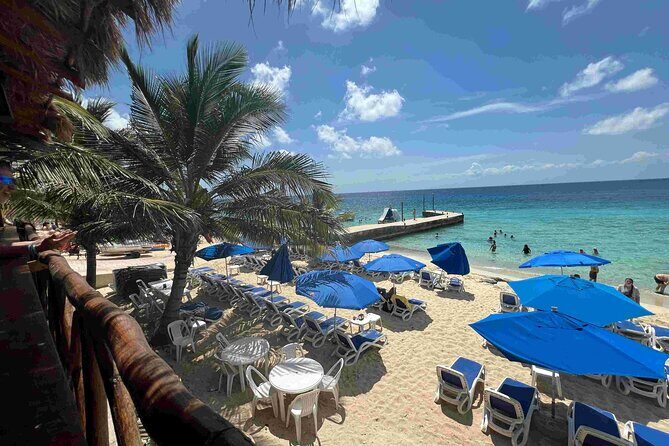 Cozumel Island Tour: Mayan Ruins, Reefs, and Beach Escape - Tequila Beach Club Cozumel: shade, drinks, and a reserved beach zone