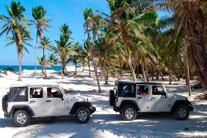 Cozumel Jeep Tour from Cancun and Riviera Maya - Snorkeling the barrier reef: shore entry, gear provided, weather matters