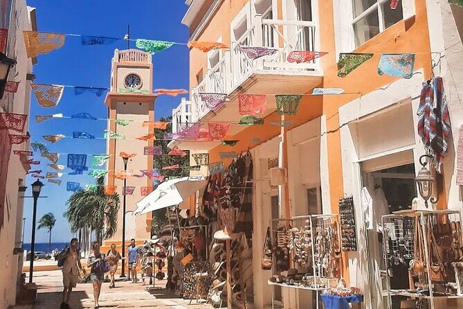 Cozumel Mayan Experience And Beach Getaway with Transfer - San Miguel de Cozumel walk: Centennial Clock, crafts, and a sweet reset