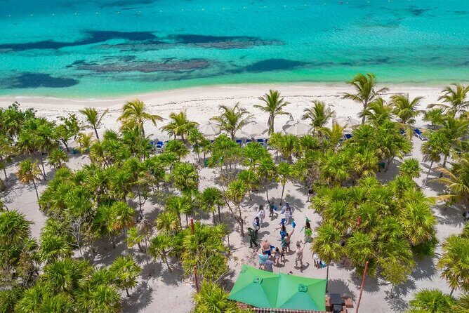Cozumel: Water Park Adventure, Buffet & Open Bar at KUZÁ Beach - Waterpark time: lazy river, splash zone, and four slides