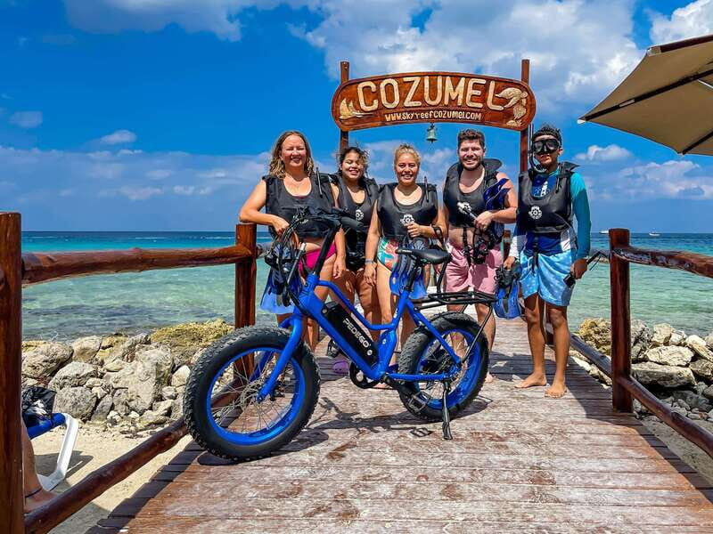 Cozumel: West Coast E-Bike and Snorkeling Tour - Cenote stop: what you learn at an underground river