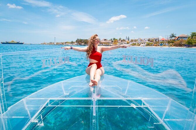 Discover Cozumel in a Transparent Boat! - Price and the 180 MXN fee you should budget for