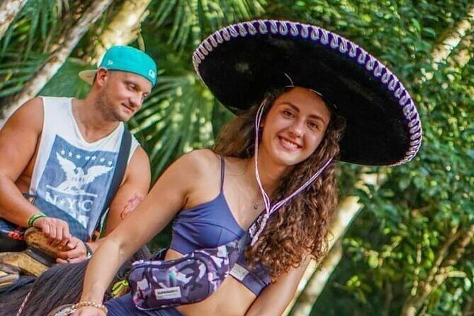 Discover the El Cedral town on ATVs: extreme adventure in Cozumel - Jade Cenote: cool swim time and the tequila tasting add-on