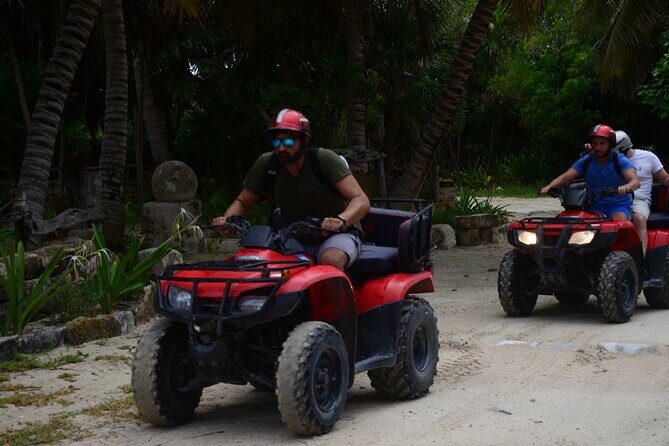 Double Atv Tour In Cozumel And Cenote Jade - El Cedral: history stop with a practical budget reality