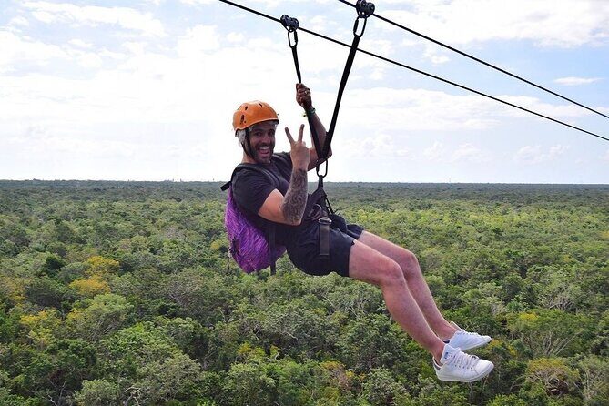 Exciting Day in Tulum Jungle: ATVs, Cenote, Zip lines, Rappel - Rappel From 4 Meters: Short Wall, Big Confidence Moment
