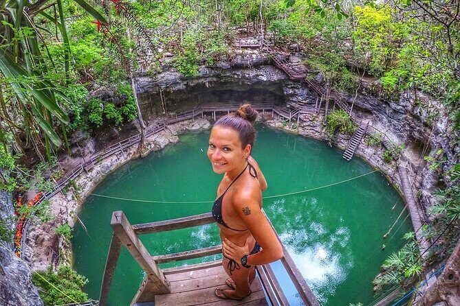 Experience in Atvs in the Mayan Jungle with Cenote and Zip Line - Cenote Nohoch: Another Water Stop With Room to Breathe