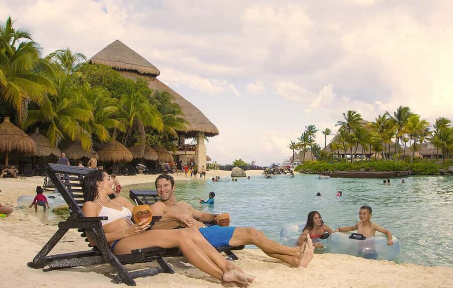 From Playa del Carmen: Xcaret Park All-Inclusive - The Star Experience: Three Underground Rivers Tour