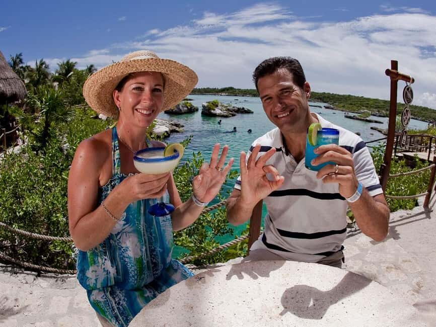 From Playa del Carmen: Xel-Há All-Inclusive Park - Food and Drinks: Open Bar and a Buffet That Actually Feels Useful