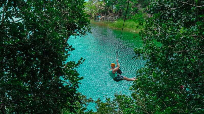 From Riviera Maya: Coba, Punta Laguna & Cenote Guided Trip - Punta Laguna Reserve: monkeys in the treetops, plus hiking or zip-line