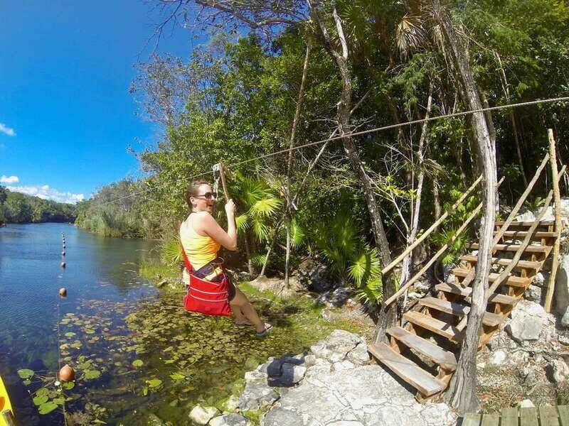 From Tulum: Four-Cenote Adventure - A Short Jungle Trek With Zip Lines and Real Water Time