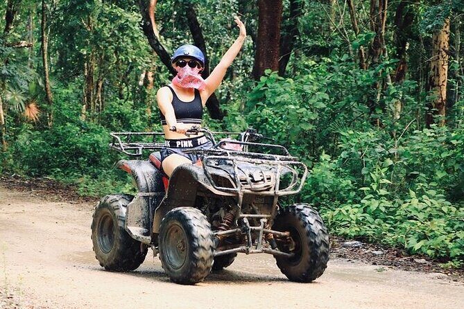 Full Day Adventure: Horses , ATV, Ziplines & Cenote w/Lunch - The big picture: horses, ATV, zip lines, and cenote in about 5 hours
