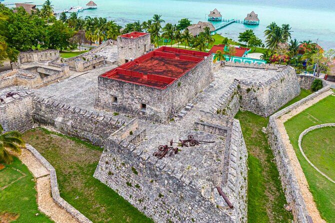 Full Day Bacalar with Boat Tour, Cenote Azul and Breakfast - Lago Bacalar boat tour: Lake of the Seven Colors, plus multiple swim stops