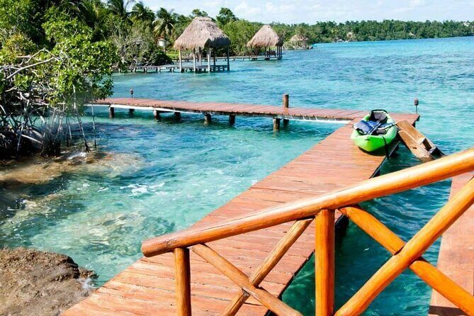 Full-Day Lagoon of Seven Colors at Bacalar from Tulum City - Cenote Azul: included swim time and what to expect